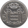 Монета. Монако. 5 франков 1966 год. рев.