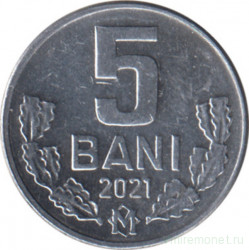 Монета. Молдова. 5 баней 2021 год.