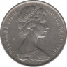 Монета. Австралия. 10 центов 1980 год. ав.