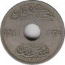 Монета. Египет. 5 миллимов 1917 (1335) год. (H). ав.