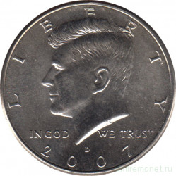 Монета. США. 50 центов 2007 год. Монетный двор D.