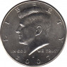 Монета. США. 50 центов 2007 год. Монетный двор D. ав.