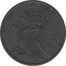  Монета. Дания. 2 эре 1951 год. ав.