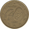 Монета. Испания. 10 центов 2007 год. ав.