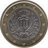 Монета. Сан-Марино. 1 евро 2003 год. ав.