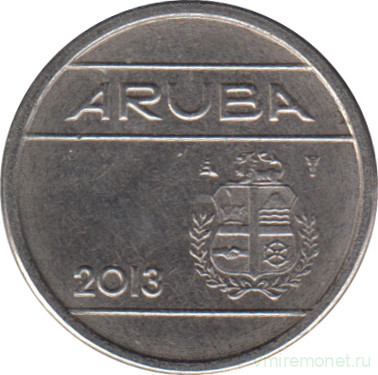 Монета. Аруба. 5 центов 2013 год.