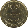 Монета. Гондурас. 10 сентаво 2012 год. рев.