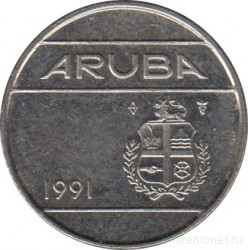 Монета. Аруба. 10 центов 1991 год.