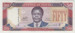 Банкнота. Либерия. 50 долларов 2011 год. Тип 29f.