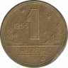 Монета. Бразилия. 2 крузейро 1955 год. ав.