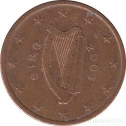 Монета. Ирландия. 5 центов 2003 год.