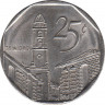Монета. Куба. 25 сентаво 2000 год (конвертируемый песо). рев.
