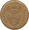 Монета. Южно-Африканская республика (ЮАР). 20 центов 2000 год. Новый тип. ав.