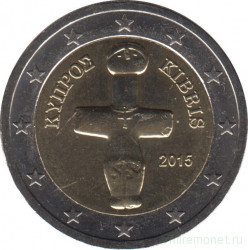 Монеты. Кипр. Набор евро 8 монет 2015 год. 1, 2, 5, 10, 20, 50 центов, 1, 2 евро.