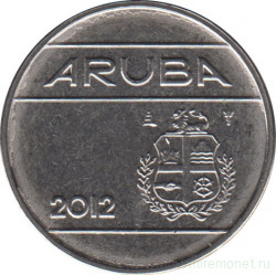 Монета. Аруба. 25 центов 2012 год.