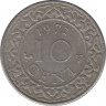 Монета. Суринам. 10 центов 1972 год. ав.