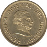 Монета. Уругвай. 1 песо 1998 год. рев.