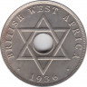Монета. Британская Западная Африка. 1 пенни 1936 год. Эдвард VIII. H. ав.