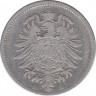 Монета. Германия. Германская империя. 1 марка 1876 год. Монетный двор - Берлин (А). рев.