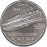 Монета. США. 1 доллар 2003 год (P). 100 лет первому полёту. рев.