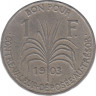Монета. Гваделупа. 1 франк 1903 год. ав.