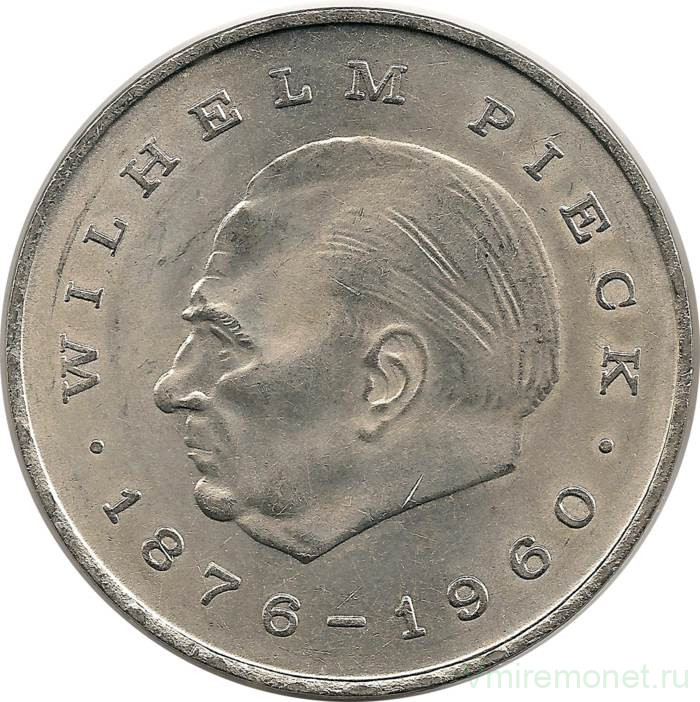 Монета. ГДР. 20 марок 1972 год. Вильгельм Пик. 