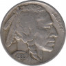 Монета. США. 5 центов 1935 год. Монетный двор S. ав.