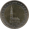 Аверс. Монета. Германия. 2 евро 2008 год. Гамбург (F).