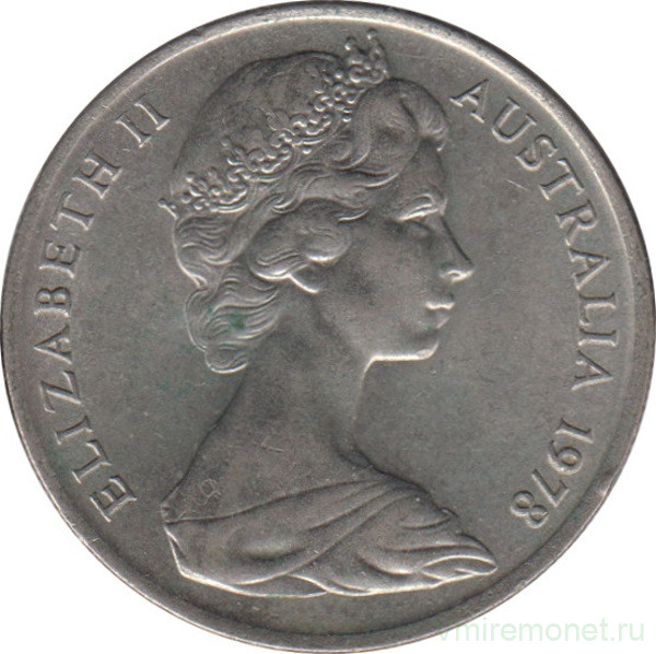 Монета. Австралия. 10 центов 1978 год.