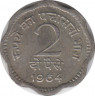 Монета. Индия. 2 пайса 1964 год. ав.