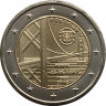 Монета. Португалия. 2 евро 2016 год. Мост 25 апреля. ав