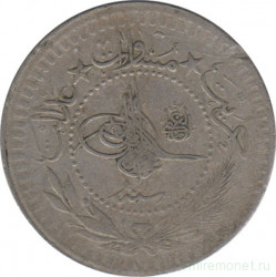 Монета. Османская империя. 40 пара 1909 (1327/8) год.