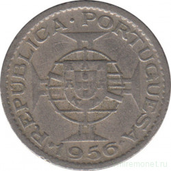 Монета. Ангола. 2.5 эскудо 1956 год.