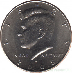 Монета. США. 50 центов 2005 год. Монетный двор P.