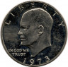Монета. США. 1 доллар 1973 год. Монетный двор S.