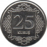 Монета. Турция. 25 курушей 2022 год. ав.