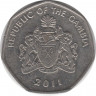 Монета. Гамбия. 1 даласи 2011 год. ав.