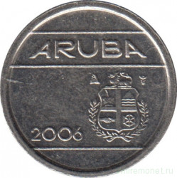 Монета. Аруба. 5 центов 2006 год.