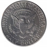 Монета. США. 50 центов 1991 год. Монетный двор Р. 