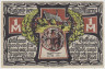 Бона. Нотгельд. Германия. Город Марне. 1 марка 1922 год. Вариант 873.1.2. ав.