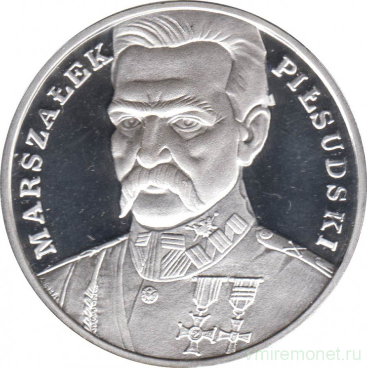 Монета. Польша. 100000 злотых 1990 год. Юзеф Пилсудский.