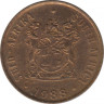 Монета. Южно-Африканская республика. 1 цент 1988 год. ав.