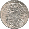 Аверс. Монета. Португалия. 50 эскудо 1969 год. 500 лет со дня рождения Васко да Гамы.