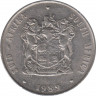Монета. Южно-Африканская республика (ЮАР). 1 ранд 1989 год. ав.