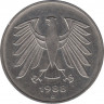 Монета. ФРГ. 5 марок 1988 год. Монетный двор - Мюнхен (D). ав.