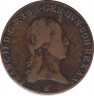 Монета. Австрийская империя. 3 крейцера 1800 год. Монетный двор B. ав.