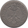 Монета. ФРГ. 1 марка 1976 год. Монетный двор - Карлсруэ (G). рев.