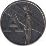Монета. Великобритания. 10 пенсов 2018 год. Английский алфавит. Буква "A". ав.