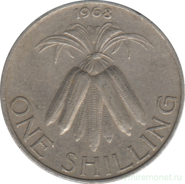 Монета. Малави. 1 шиллинг 1968 год.