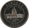 Аверс. Монета. США. 50 центов 2001 год (P). Центр посещения Капитолия.